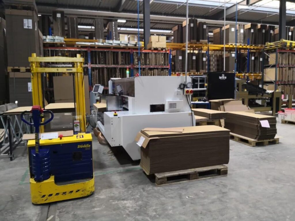 Box Making Machine Installed in Swiss