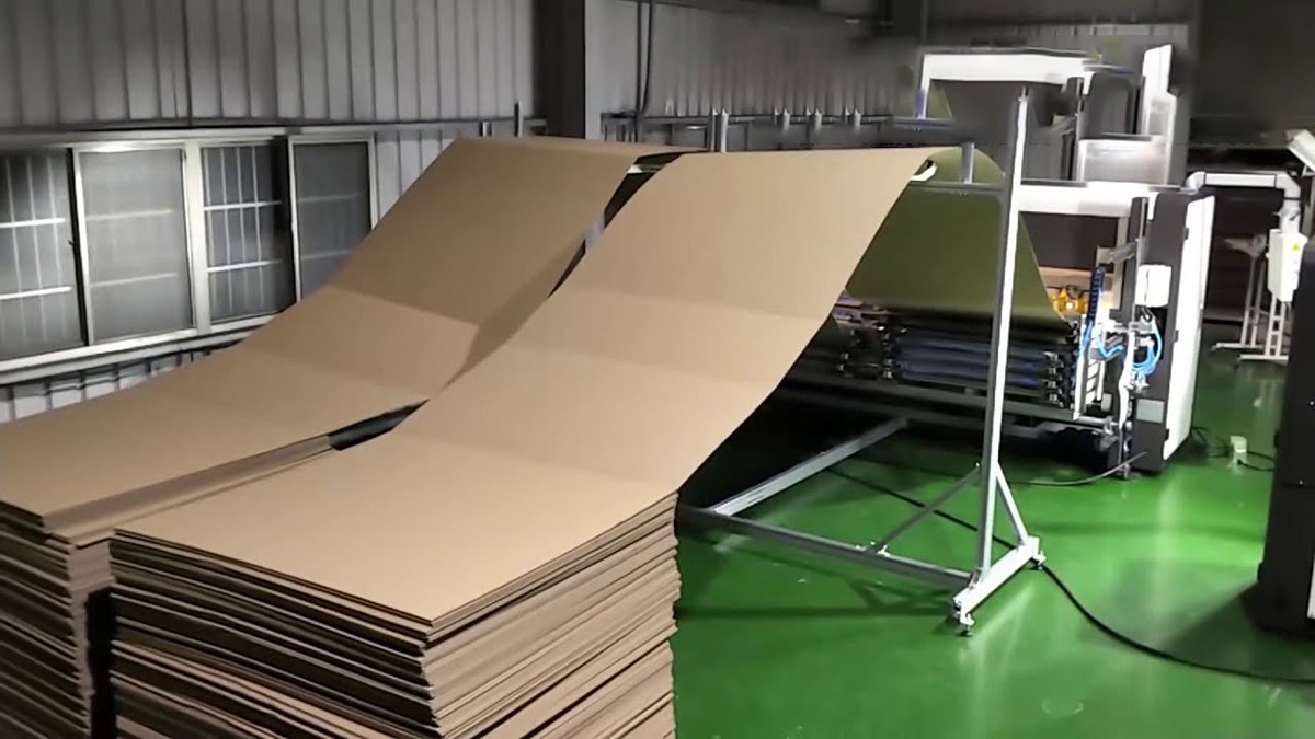 Corrugated box making machines