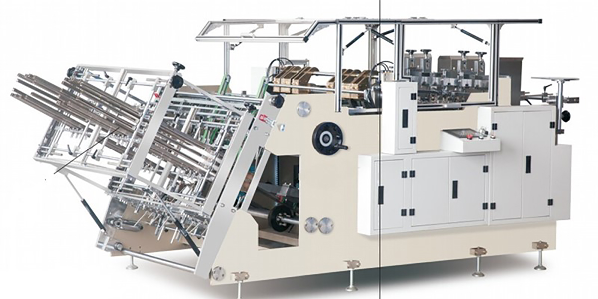 carton box gluing machine